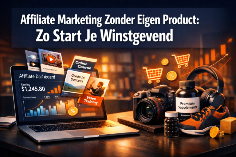 Affiliate Marketing Zonder Eigen Product