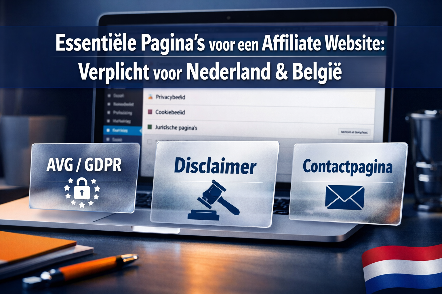 Paginas voor een Affiliate Website
