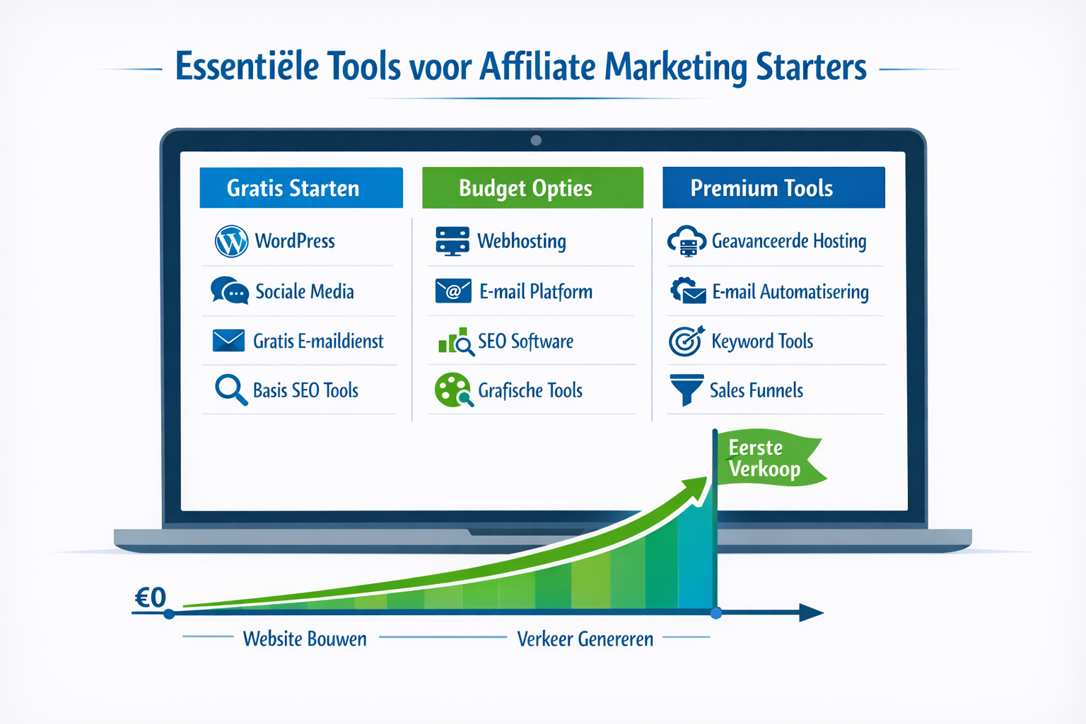 Wat heb je nodig om te starten met affiliate marketing
