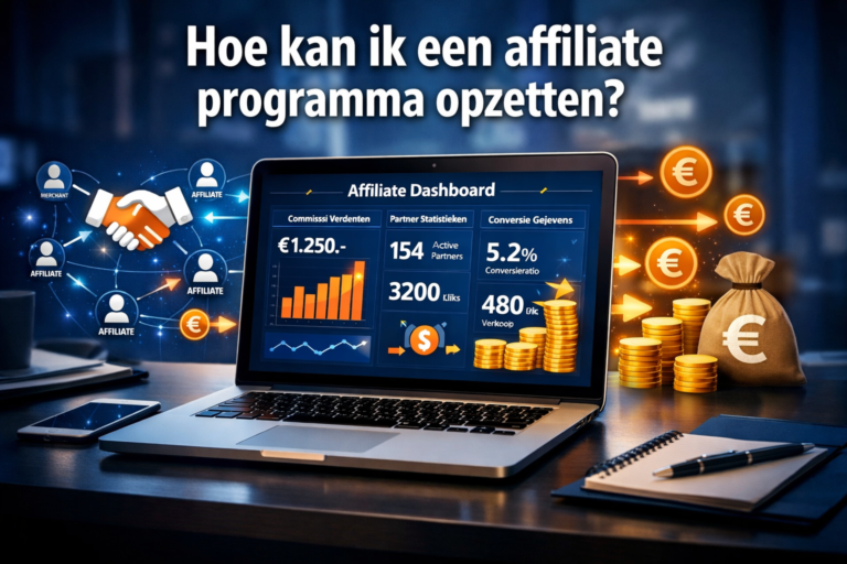 affiliate programma opzetten